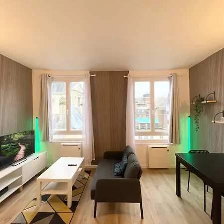 Jungle - Atypique - Spacieux - Wifi - Tv 4k - Vue Sur - Confort Apartmán Rouen