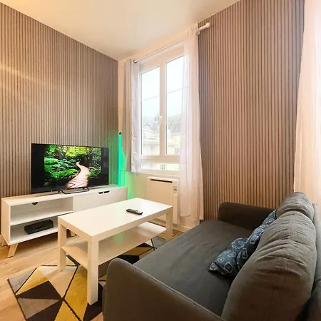 Apartmán Jungle - Atypique - Spacieux - Wifi - Tv 4k - Vue Sur - Confort Rouen